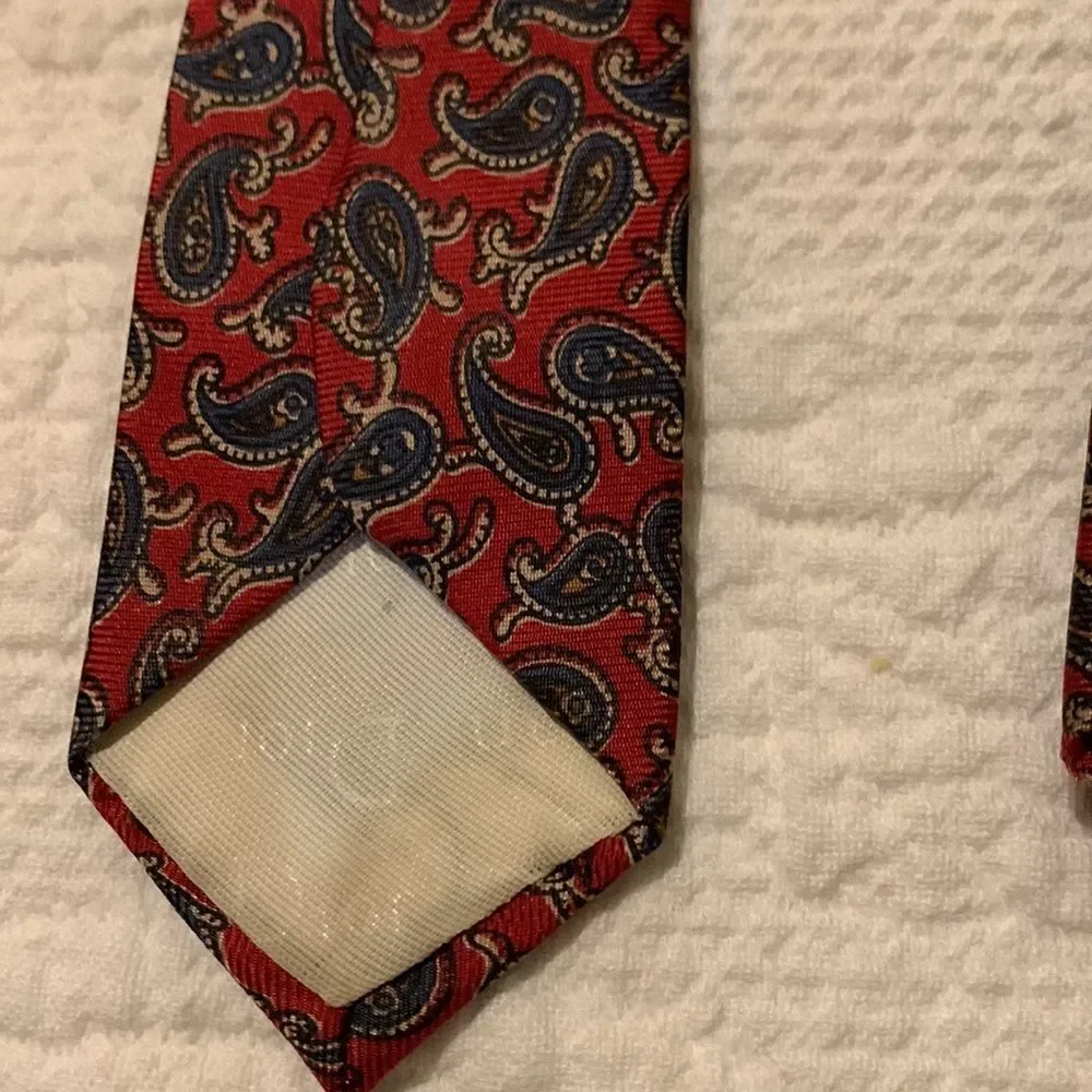 Dior paisley silk tie